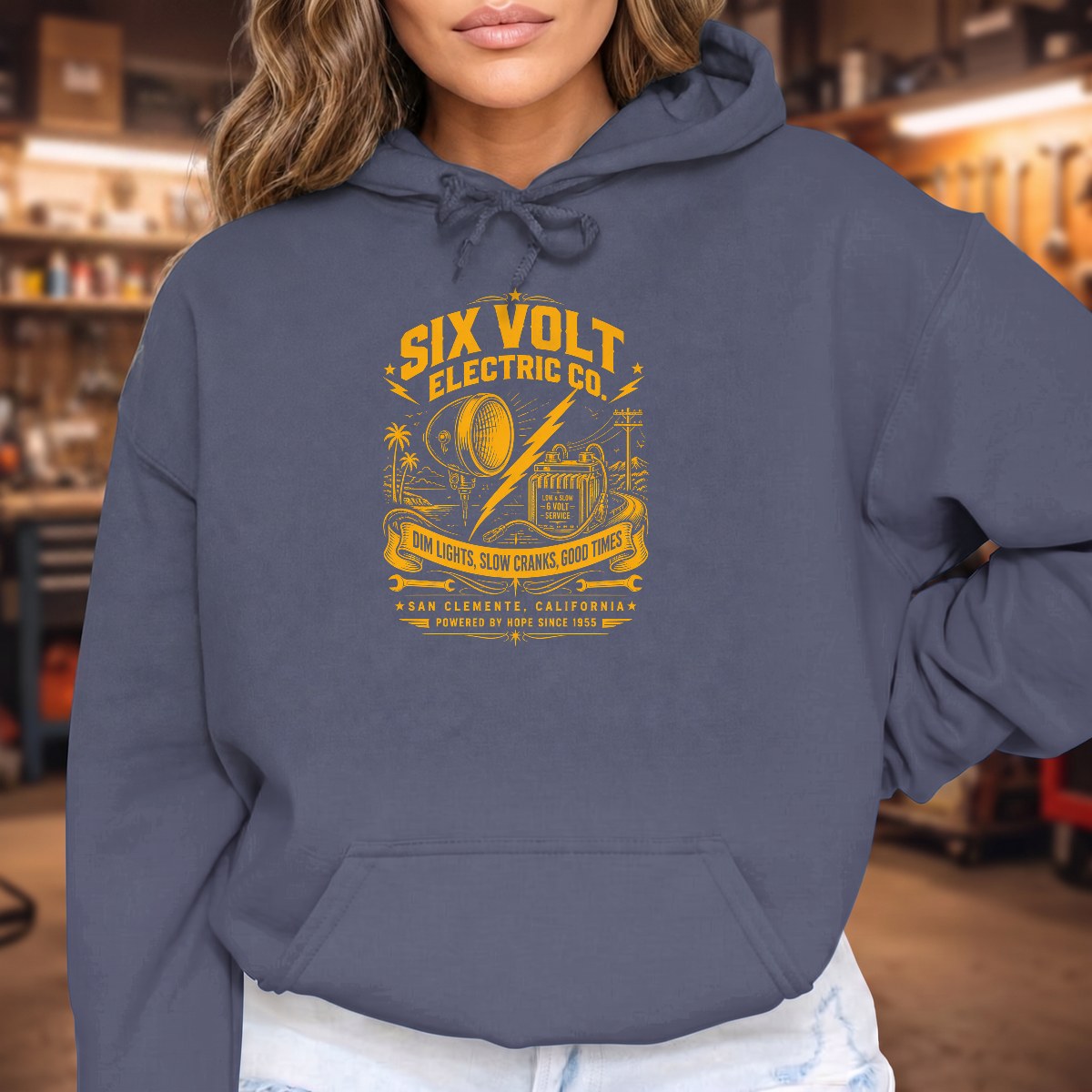 Heather Navy | Front