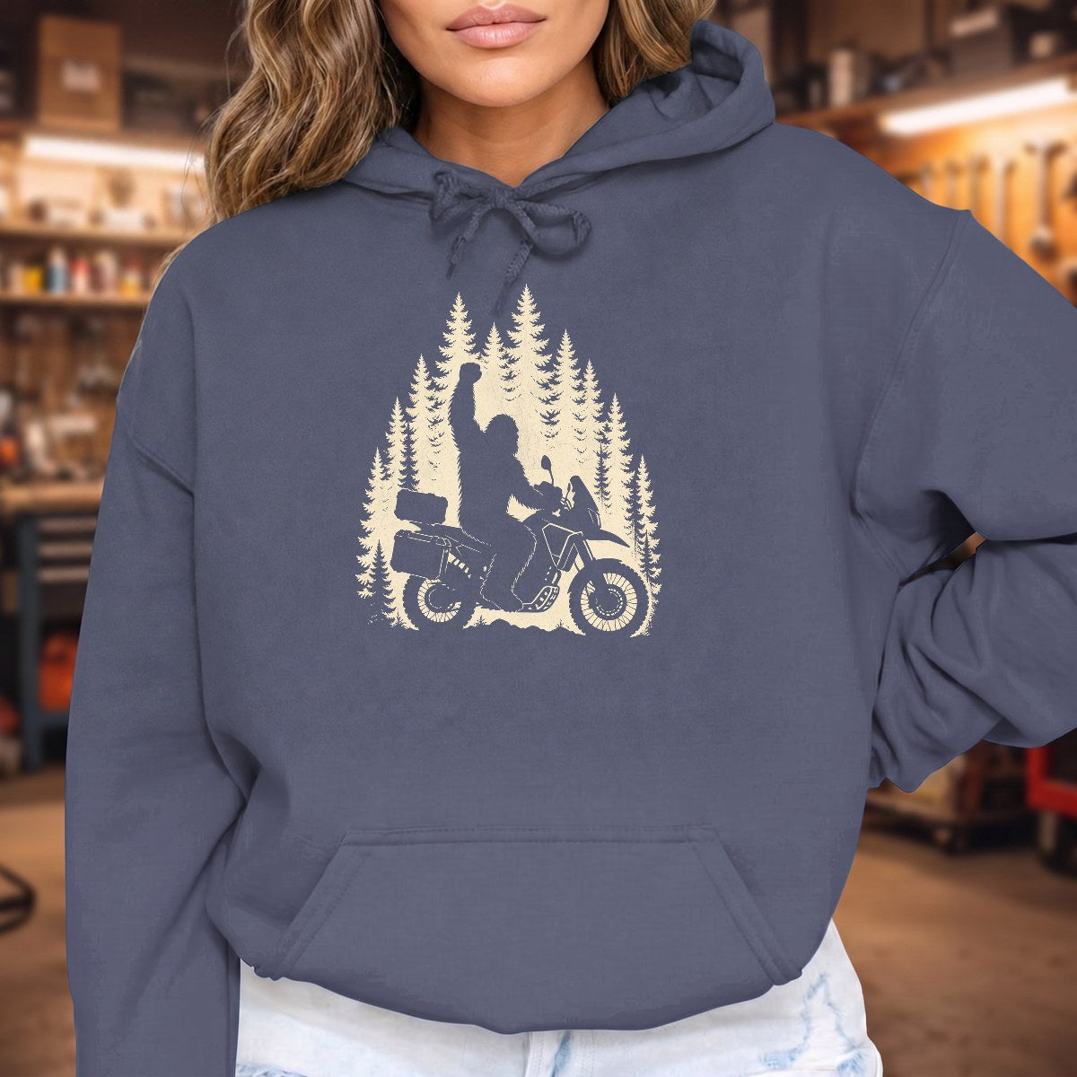 Heather Navy | Front