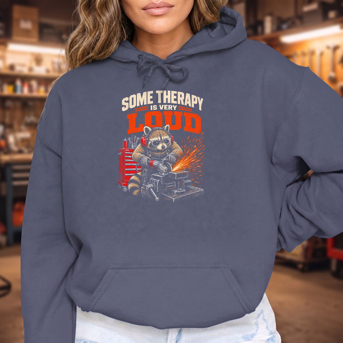 Heather Navy | Front