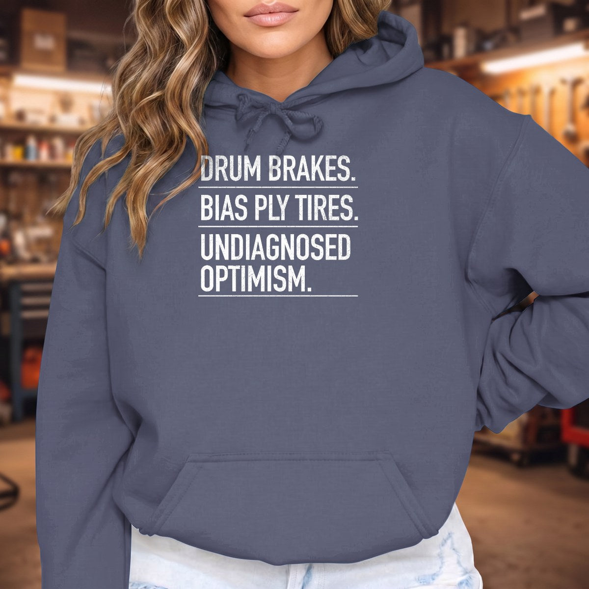 Heather Navy | Front