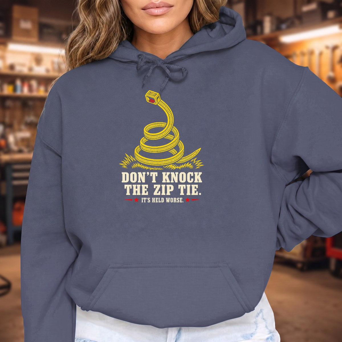 Heather Navy | Front
