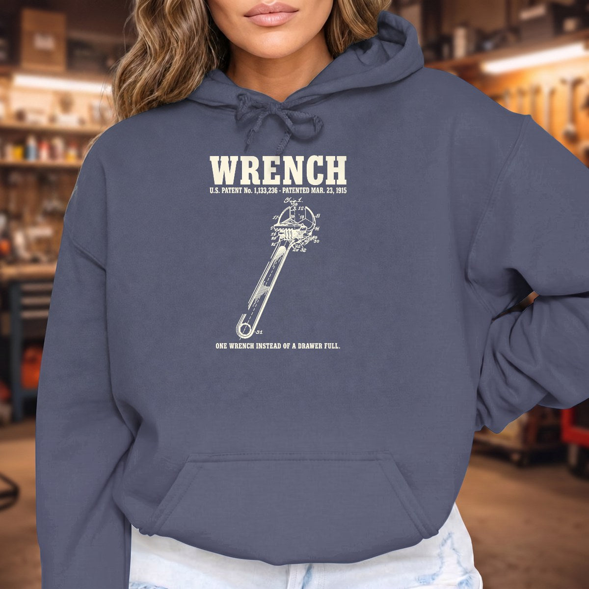 Heather Navy | Front