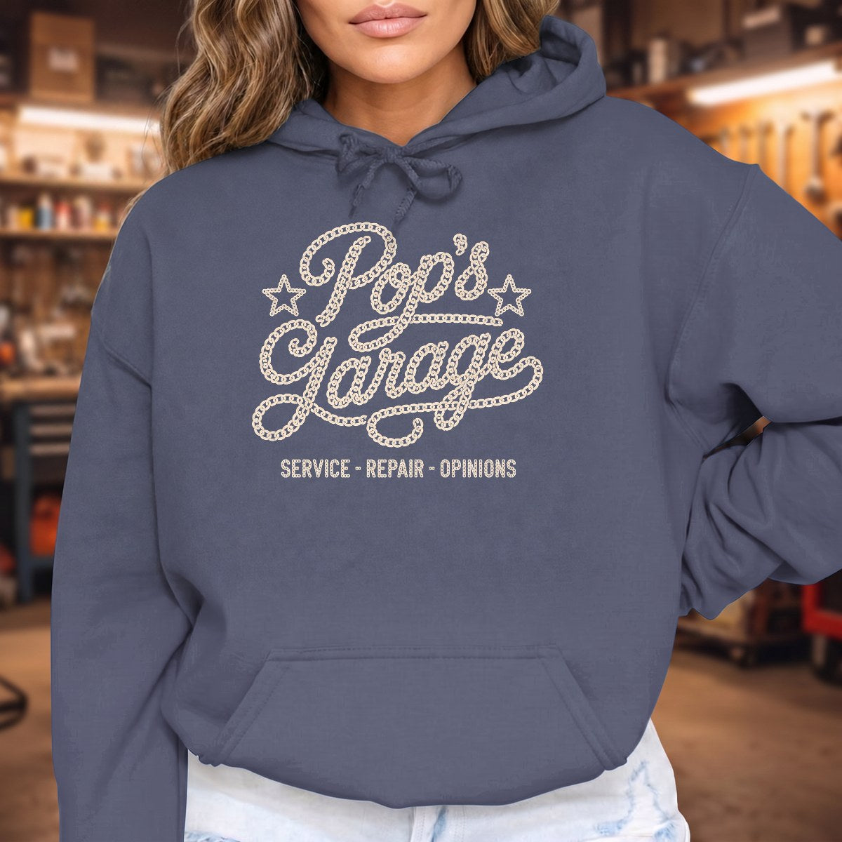 Heather Navy | Front