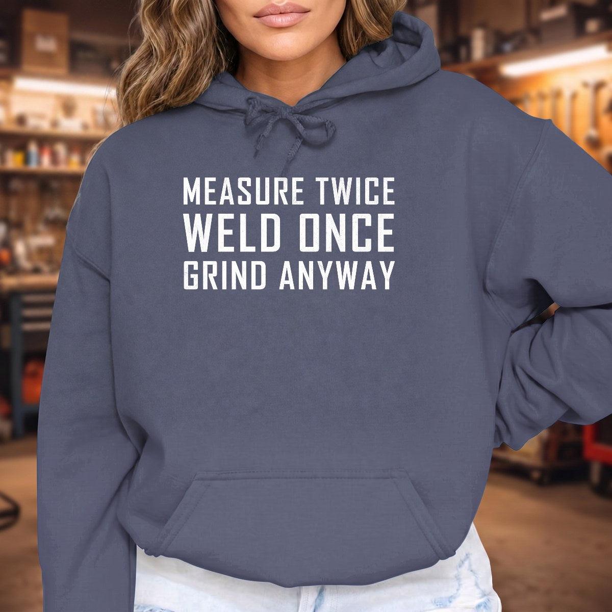Heather Navy | Front