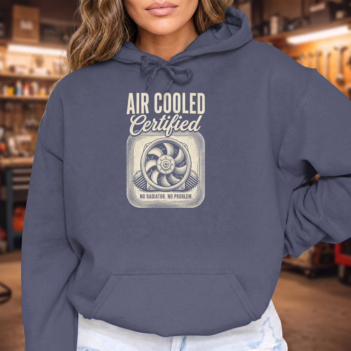 Heather Navy | Front