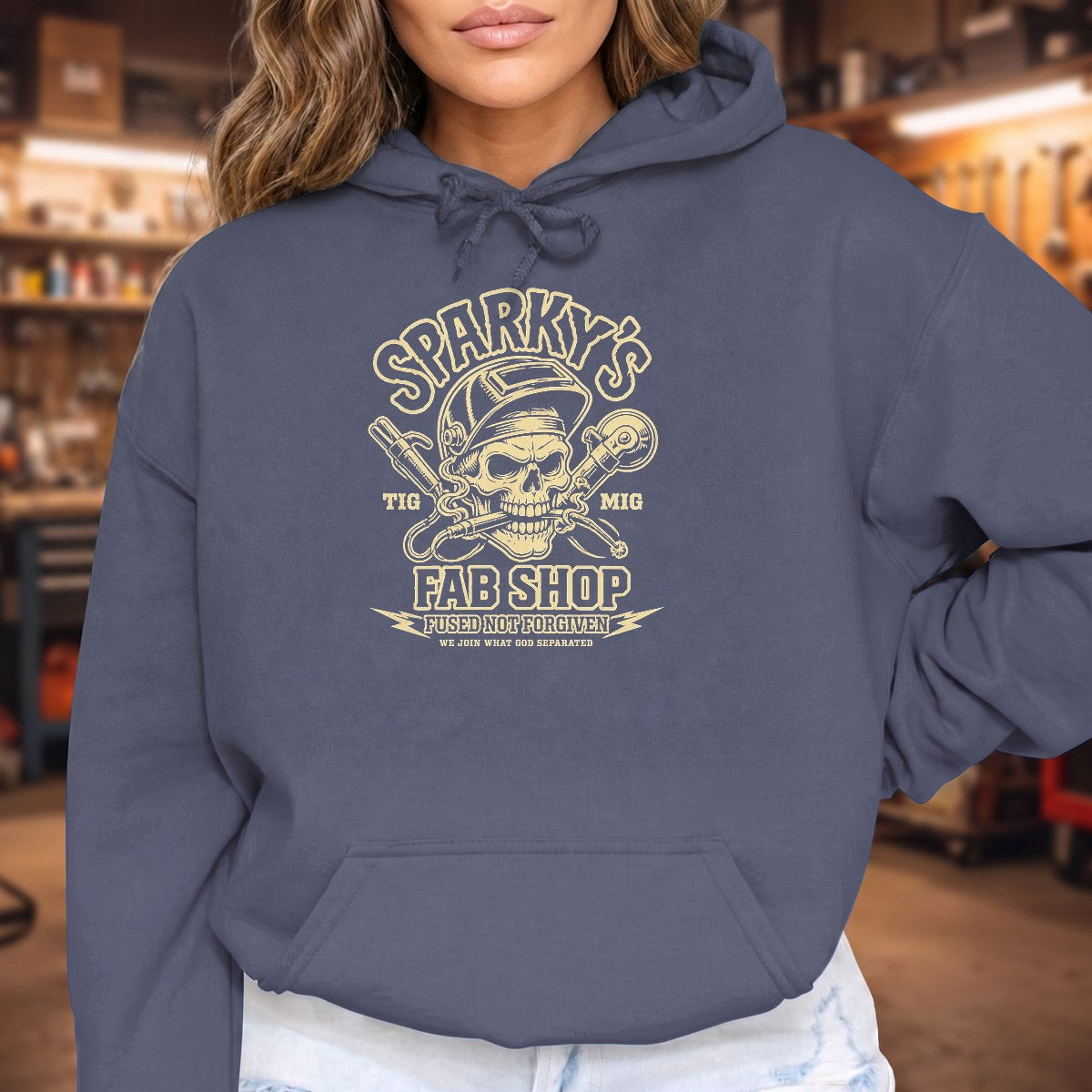 Heather Navy | Front
