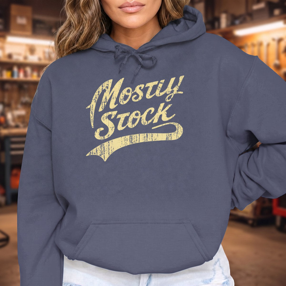Heather Navy | Front