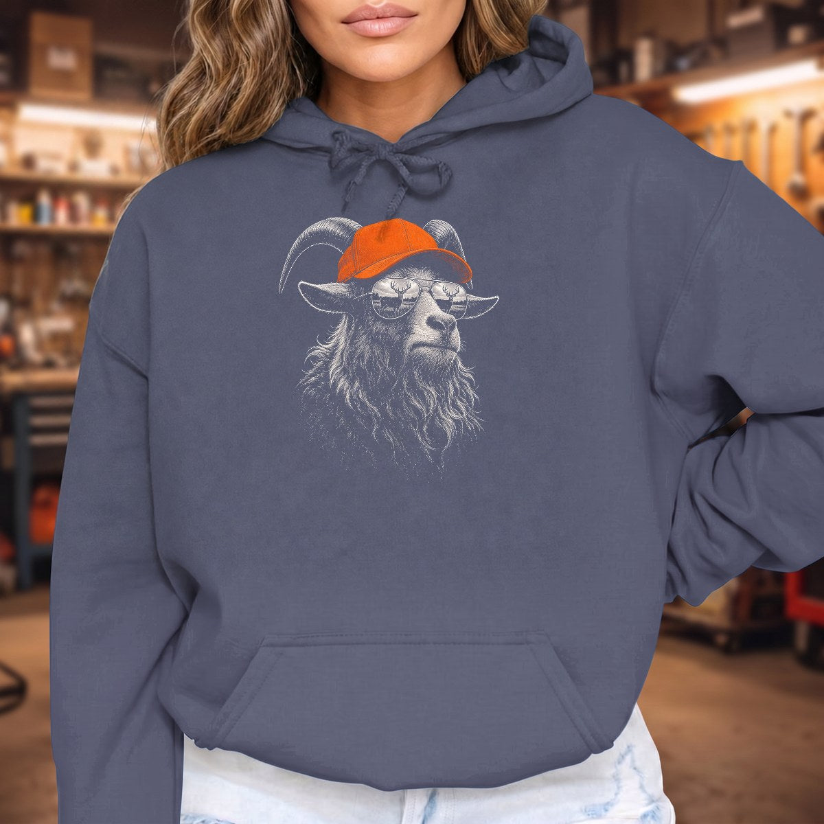 Heather Navy | Front