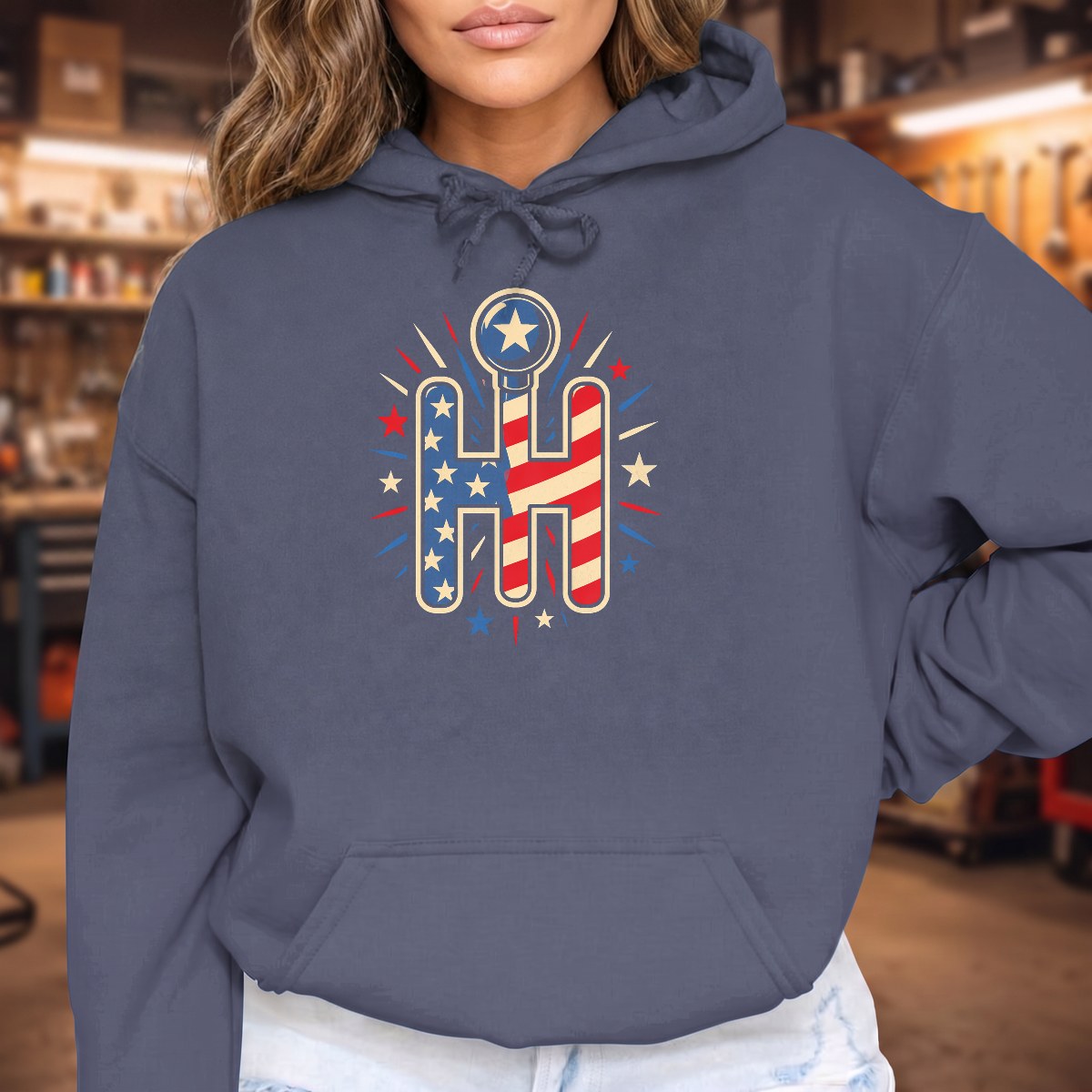 Heather Navy | Front