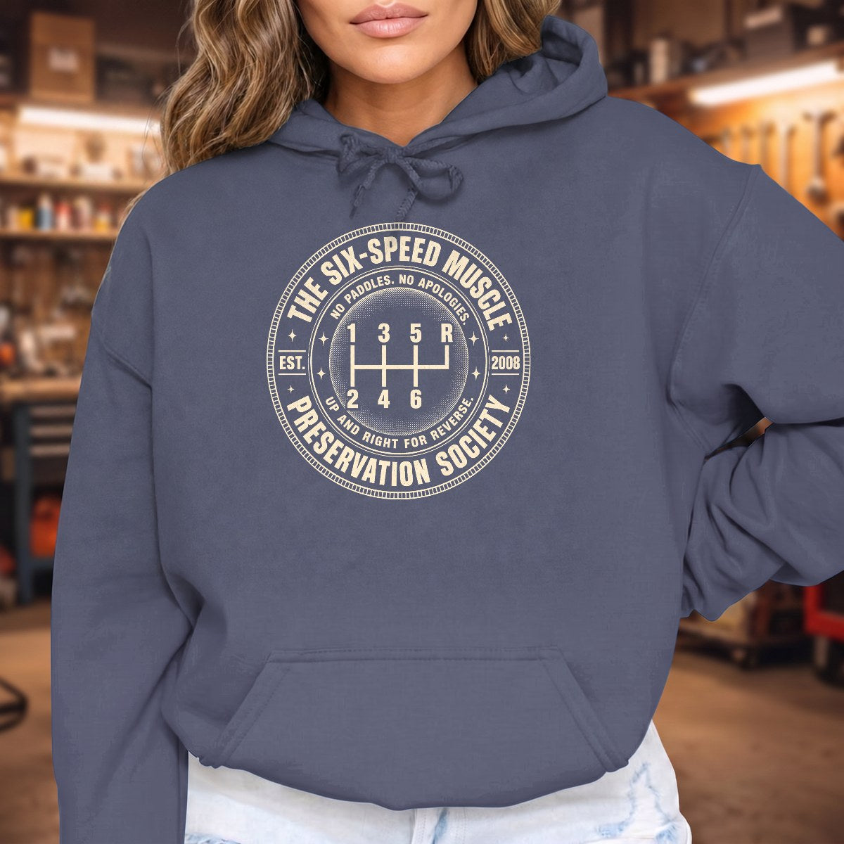 Heather Navy | Front