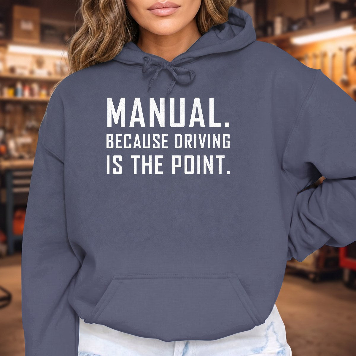 Heather Navy | Front