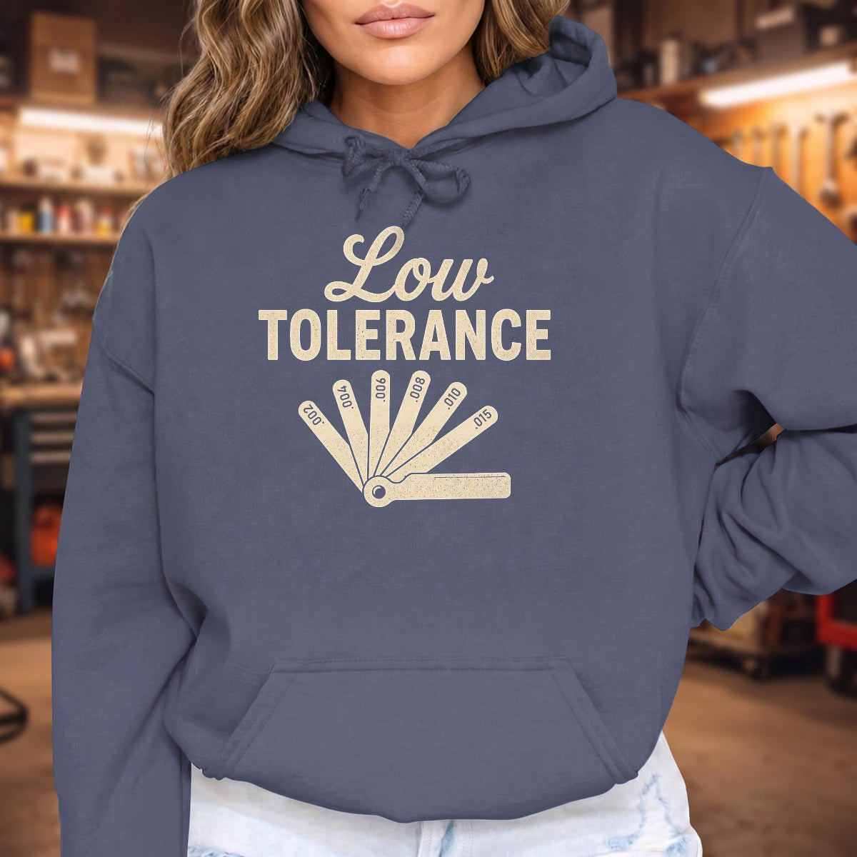 Heather Navy | Front