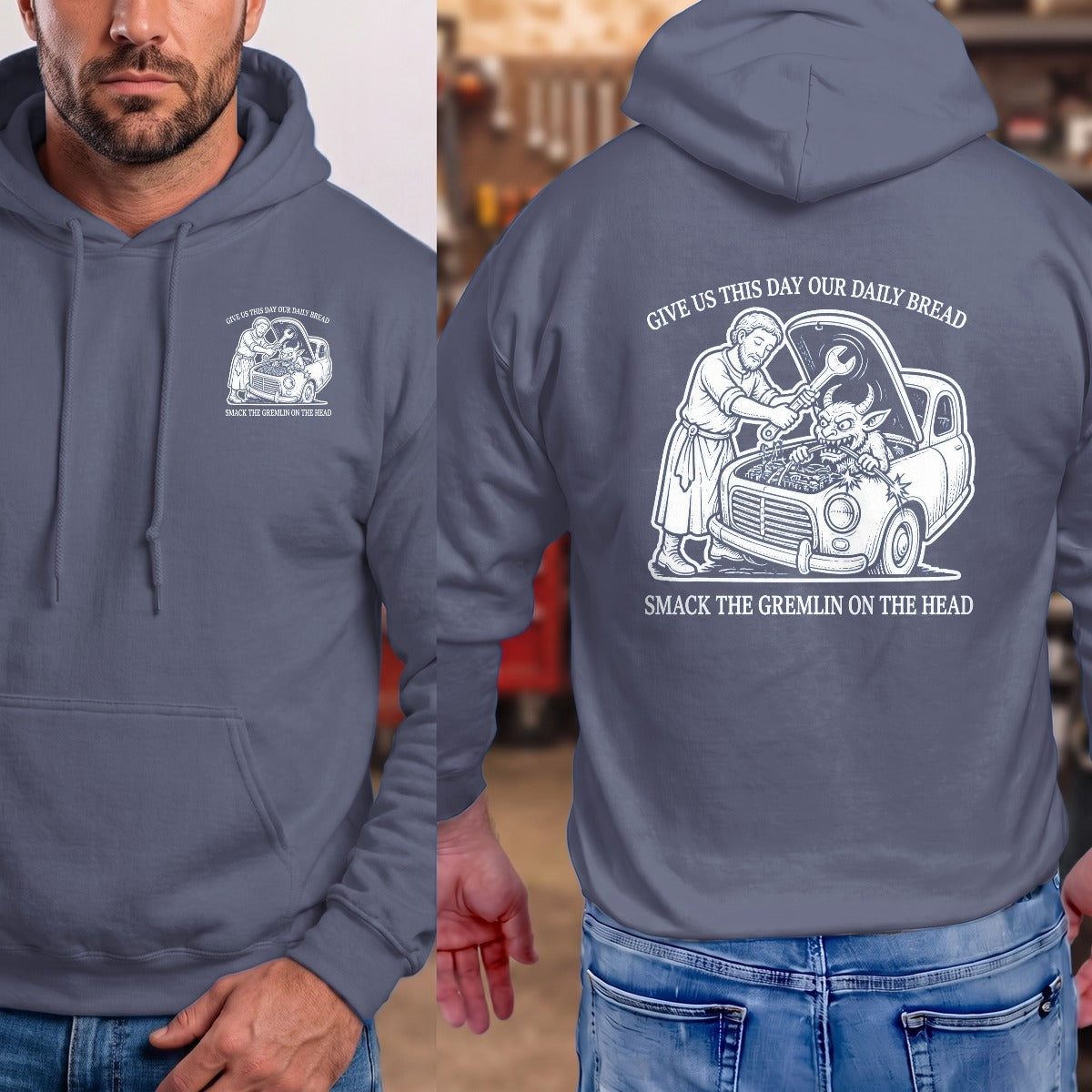 Heather Navy | Left Chest + Back (refreshed)