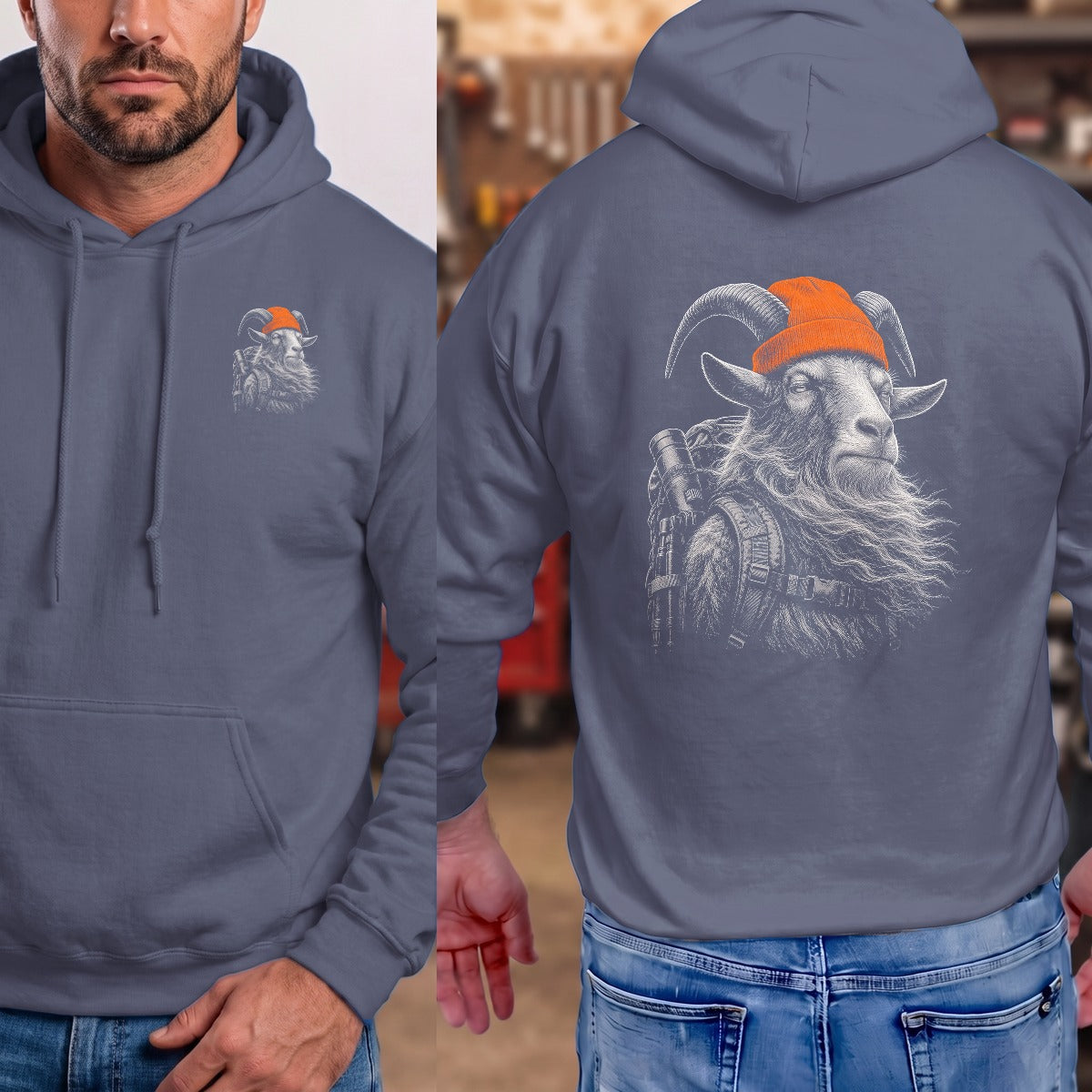 Heather Navy | Left Chest + Back (refreshed)
