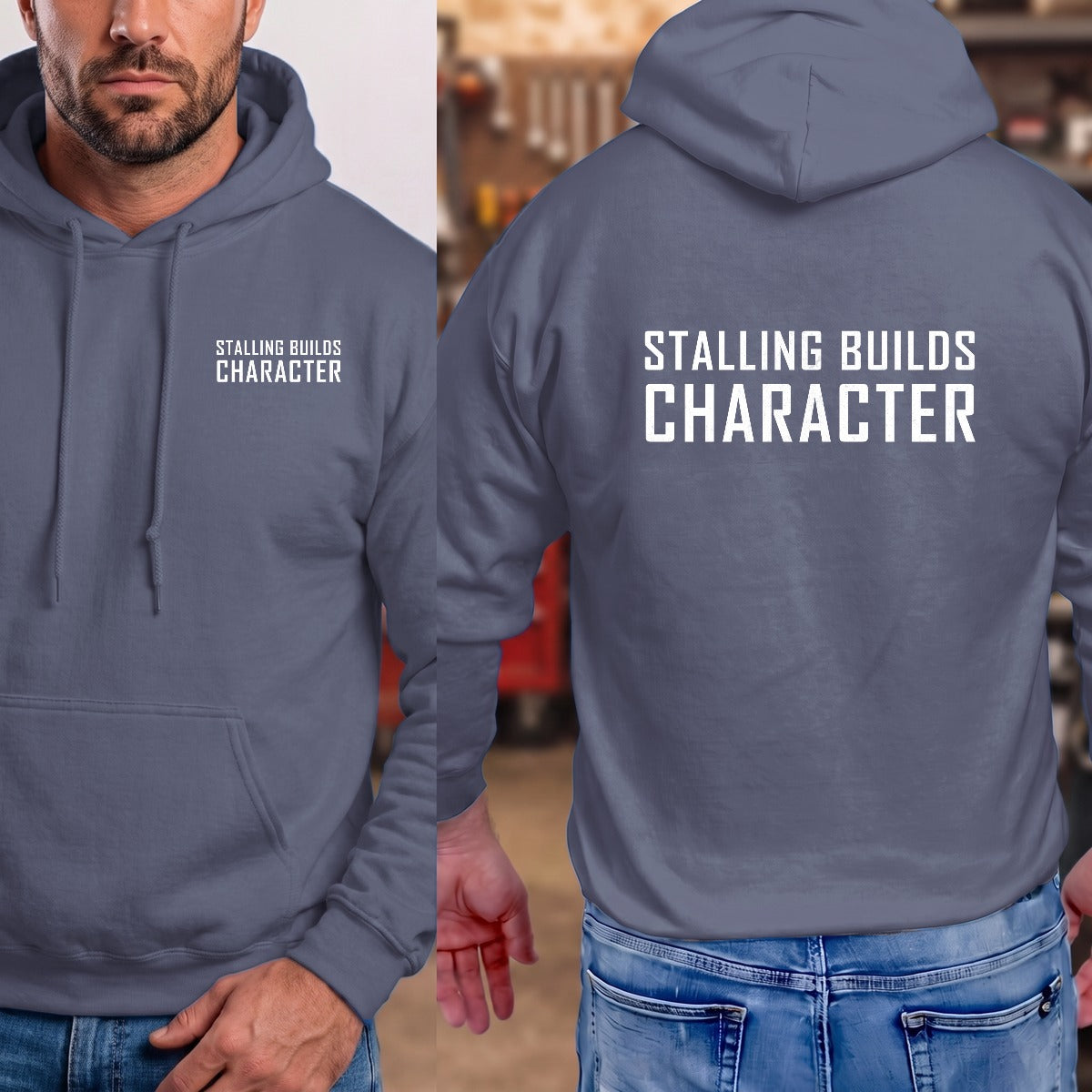 Heather Navy | Left Chest + Back (refreshed)