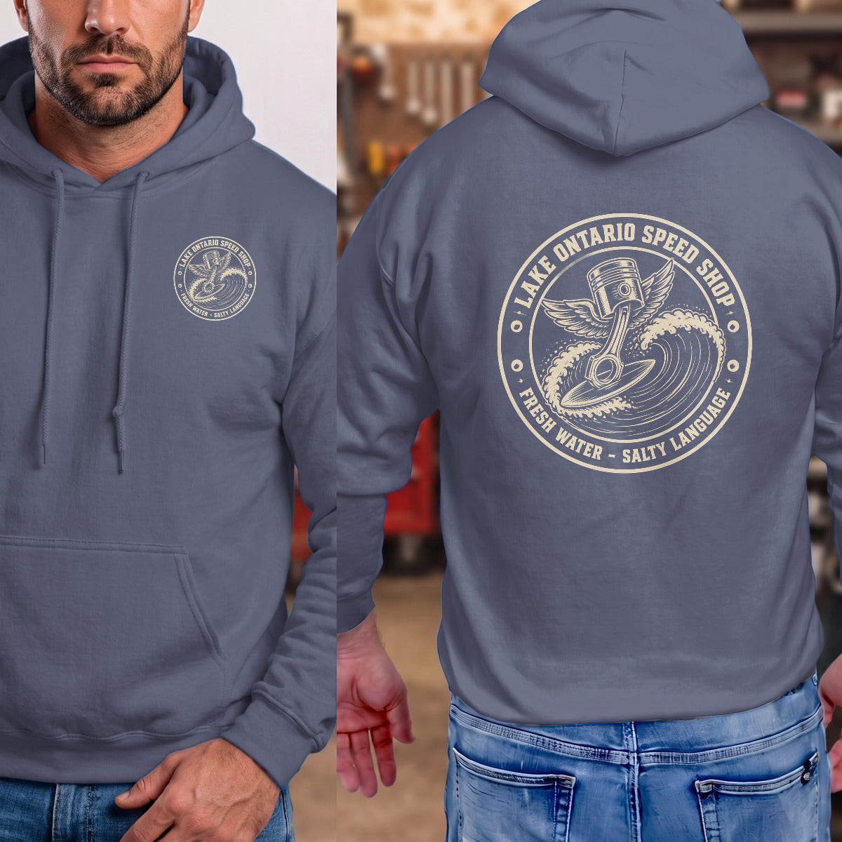Heather Navy | Left Chest + Back (refreshed)