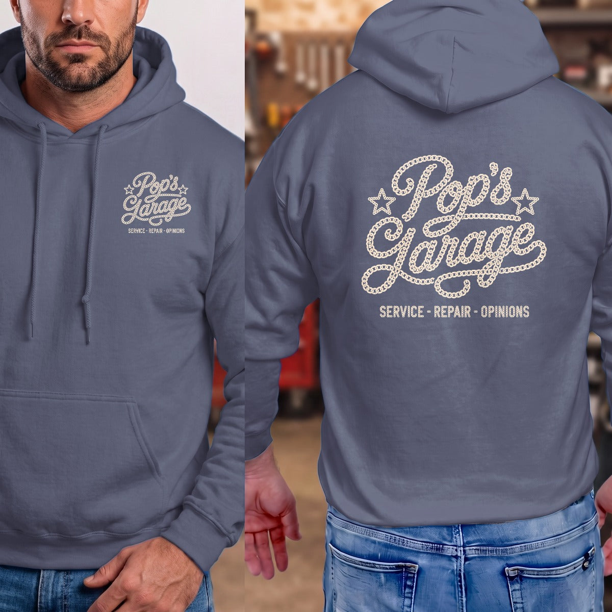 Heather Navy | Left Chest + Back (refreshed)