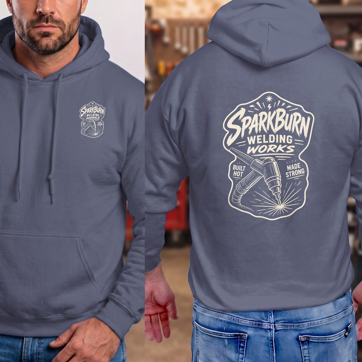 Heather Navy | Left Chest + Back (refreshed)