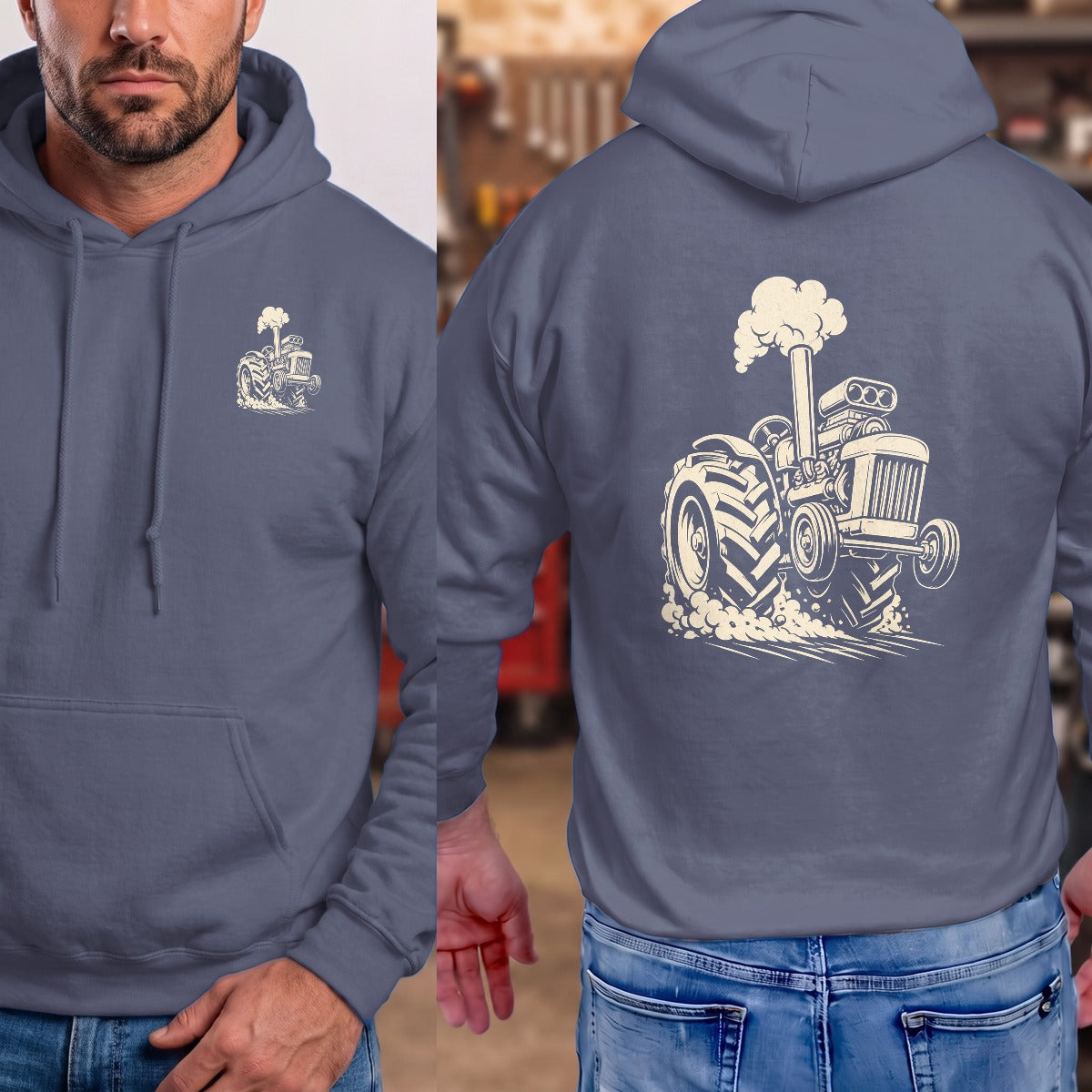 Heather Navy | Left Chest + Back (refreshed)