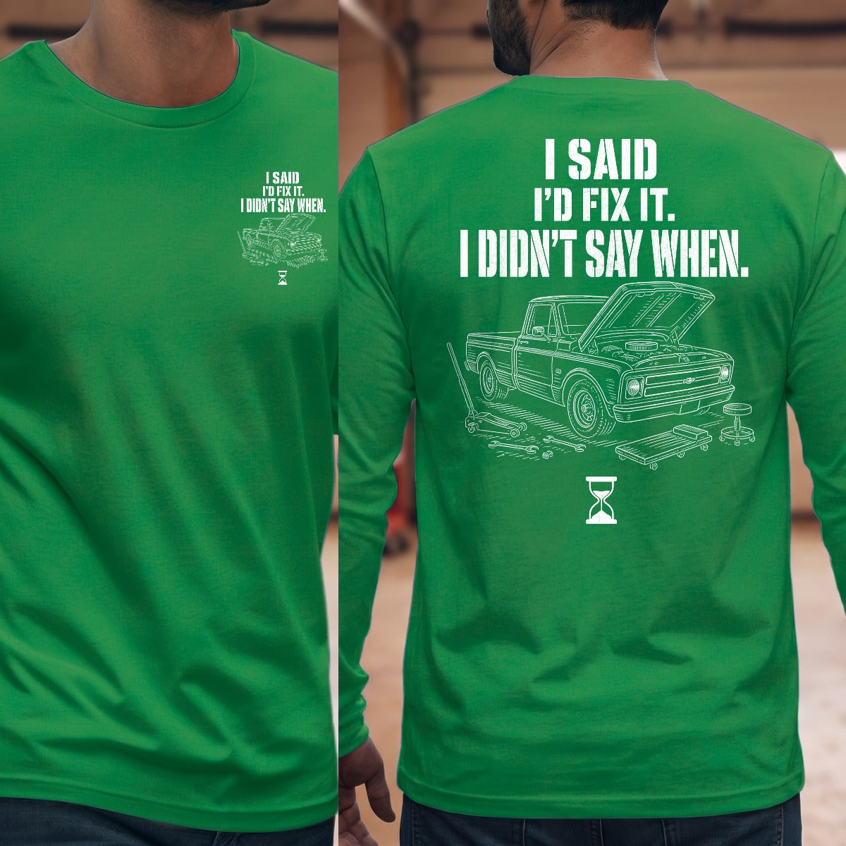Irish Green | Front & Back