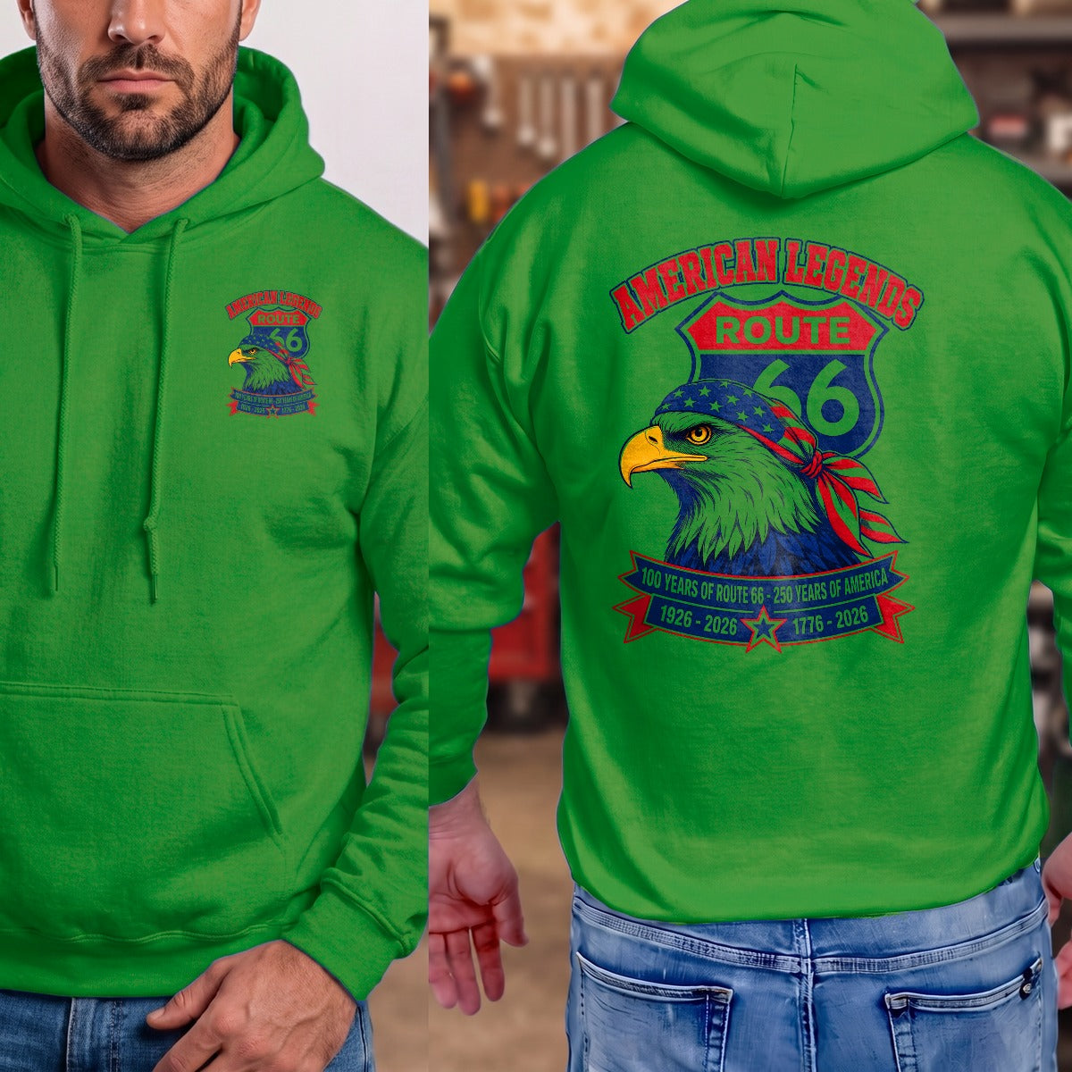 Irish Green | Front & Back