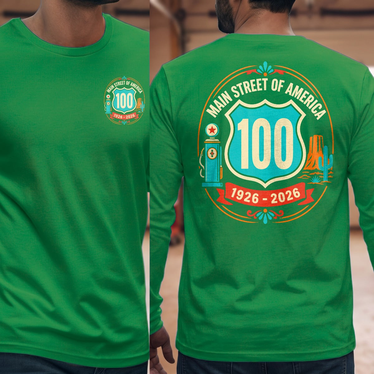 Irish Green | Front & Back