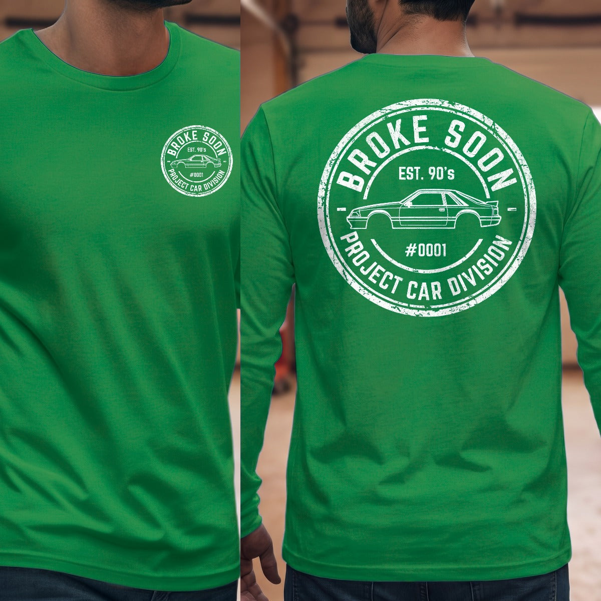 Irish Green | Front & Back