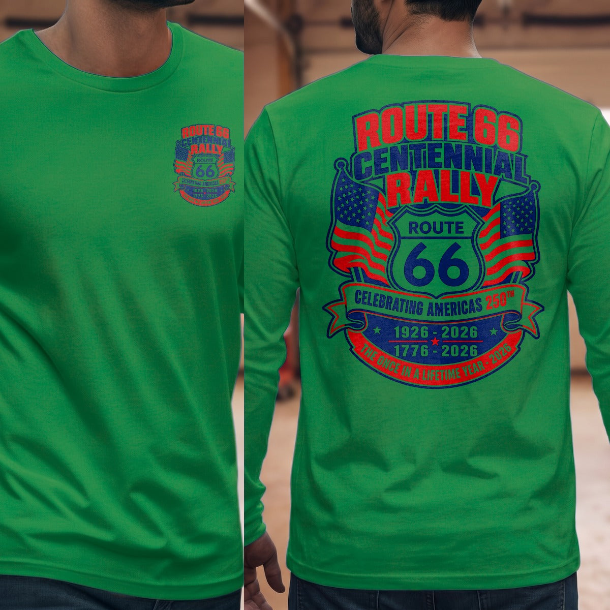 Irish Green | Front & Back