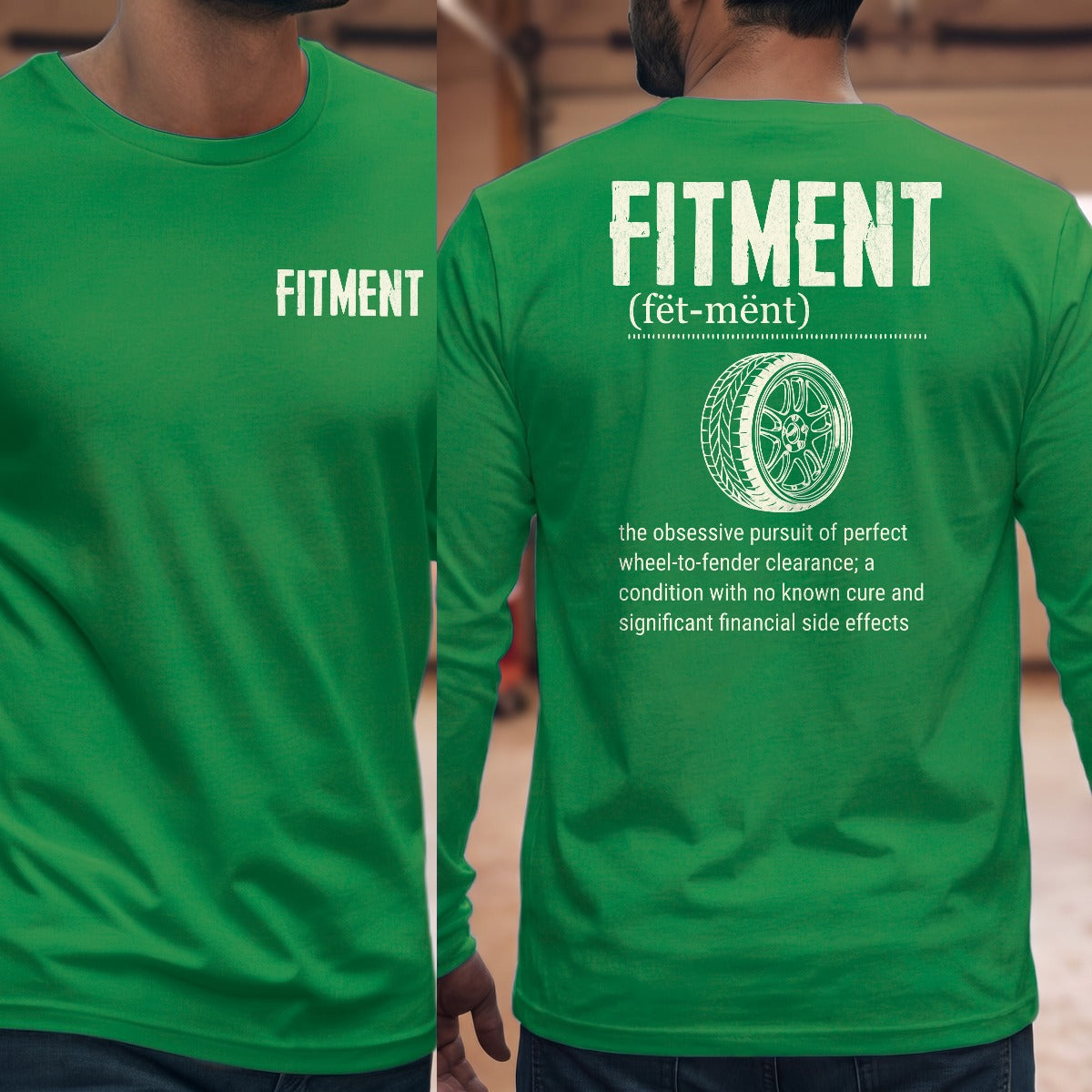 Irish Green | Left Chest + Back