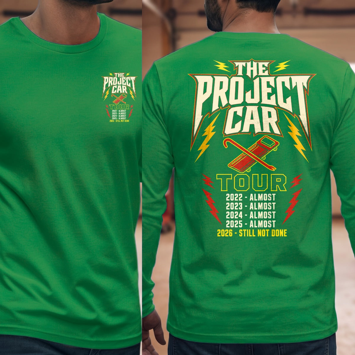 Irish Green | Front & Back