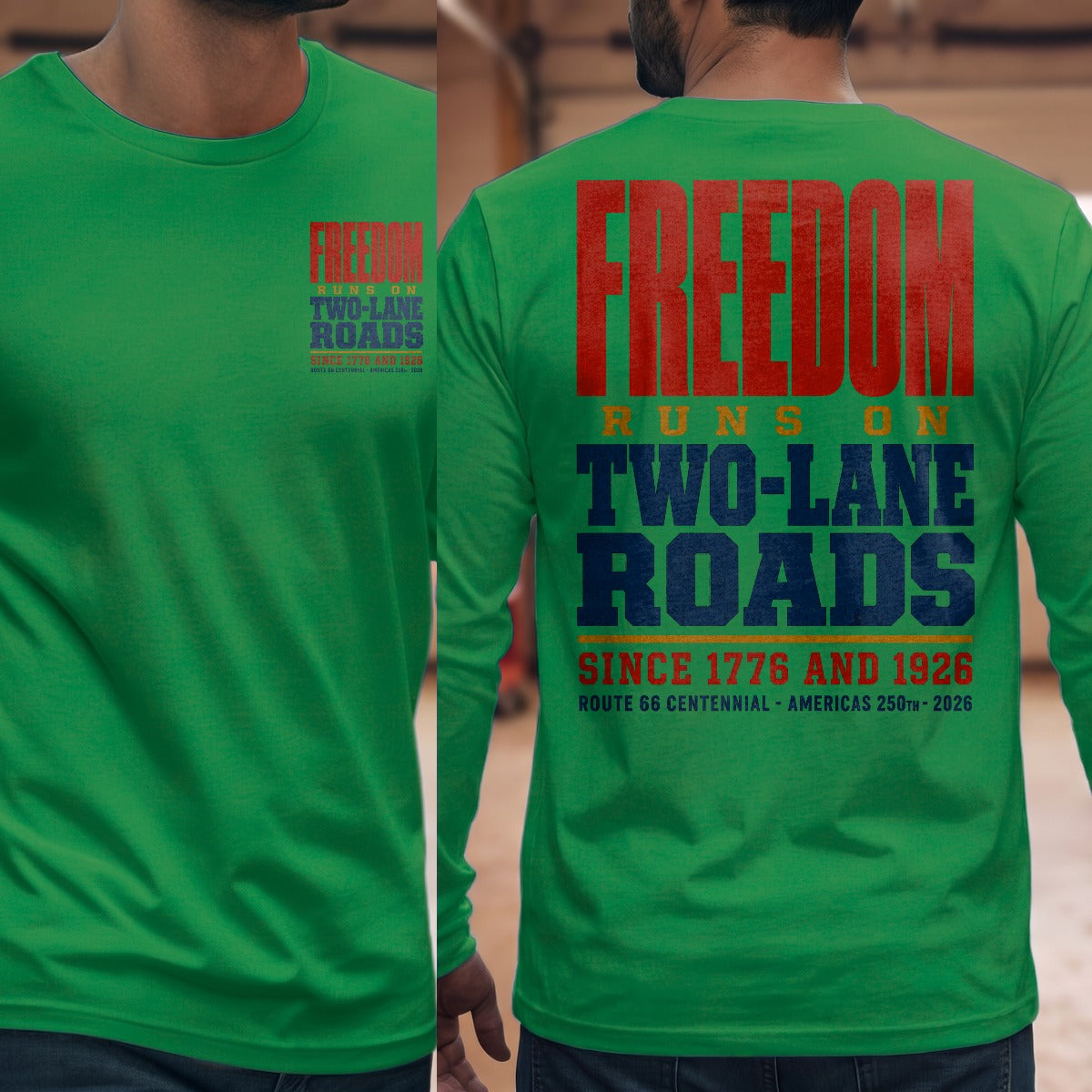 Irish Green | Front & Back