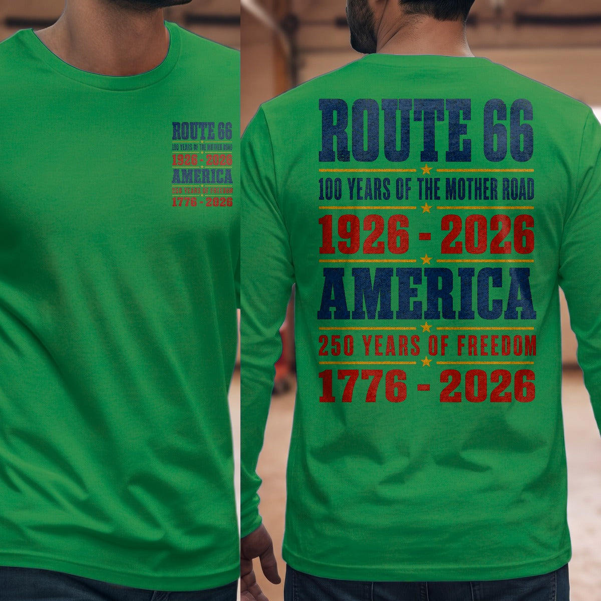Irish Green | Front & Back