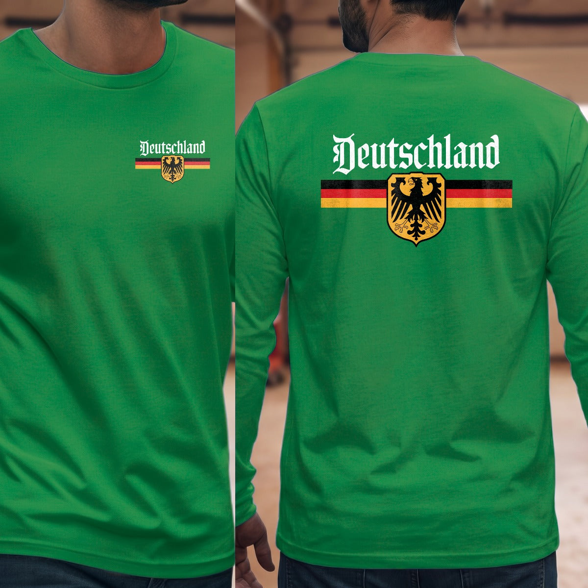 Irish Green | Left Chest + Back