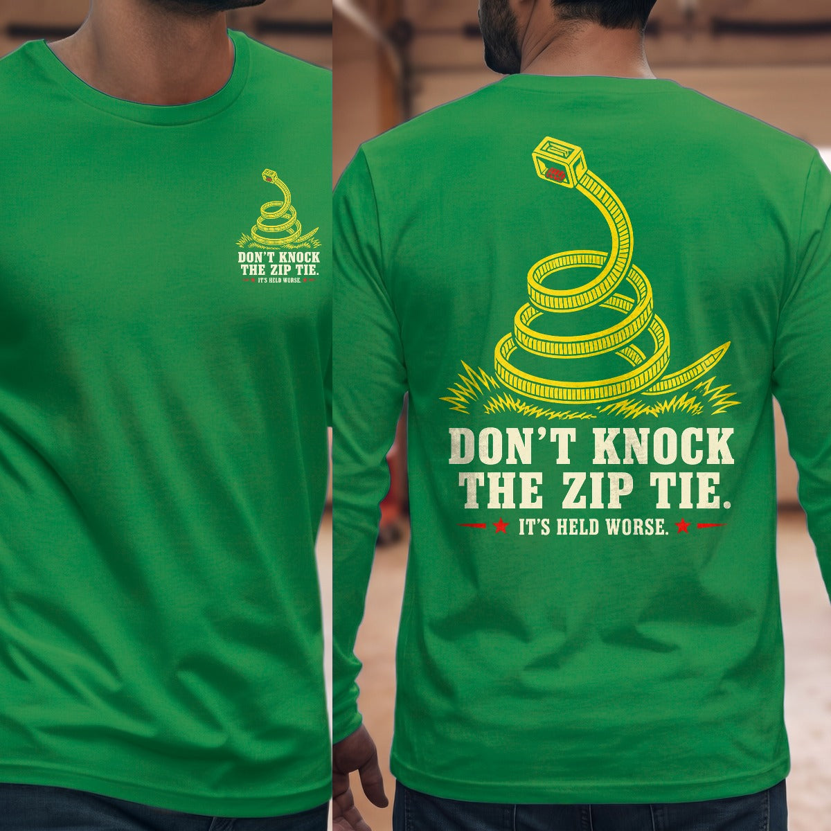 Irish Green | Front & Back