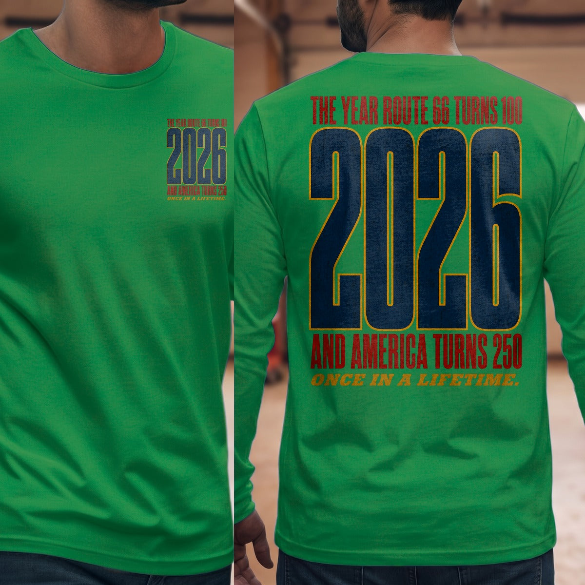 Irish Green | Front & Back