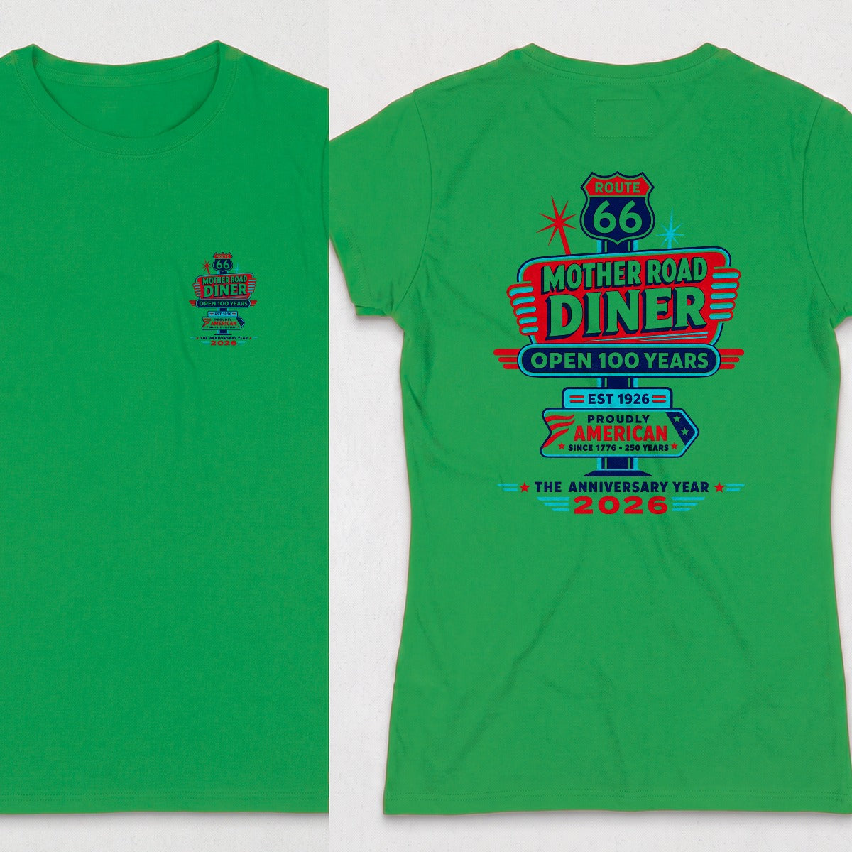 Irish Green | Front & Back