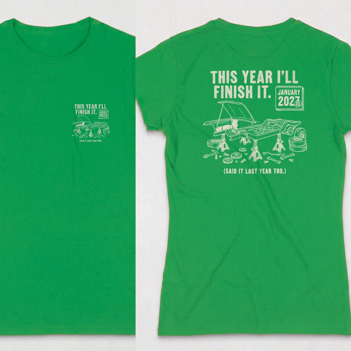 Irish Green | Front & Back