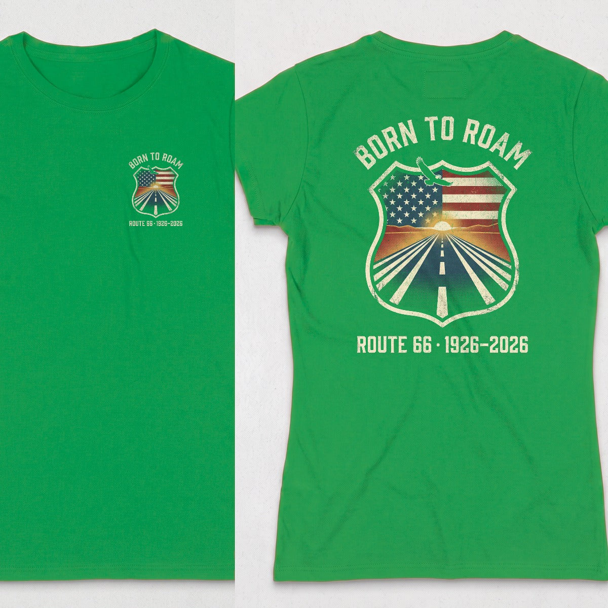 Irish Green | Left Chest + Back