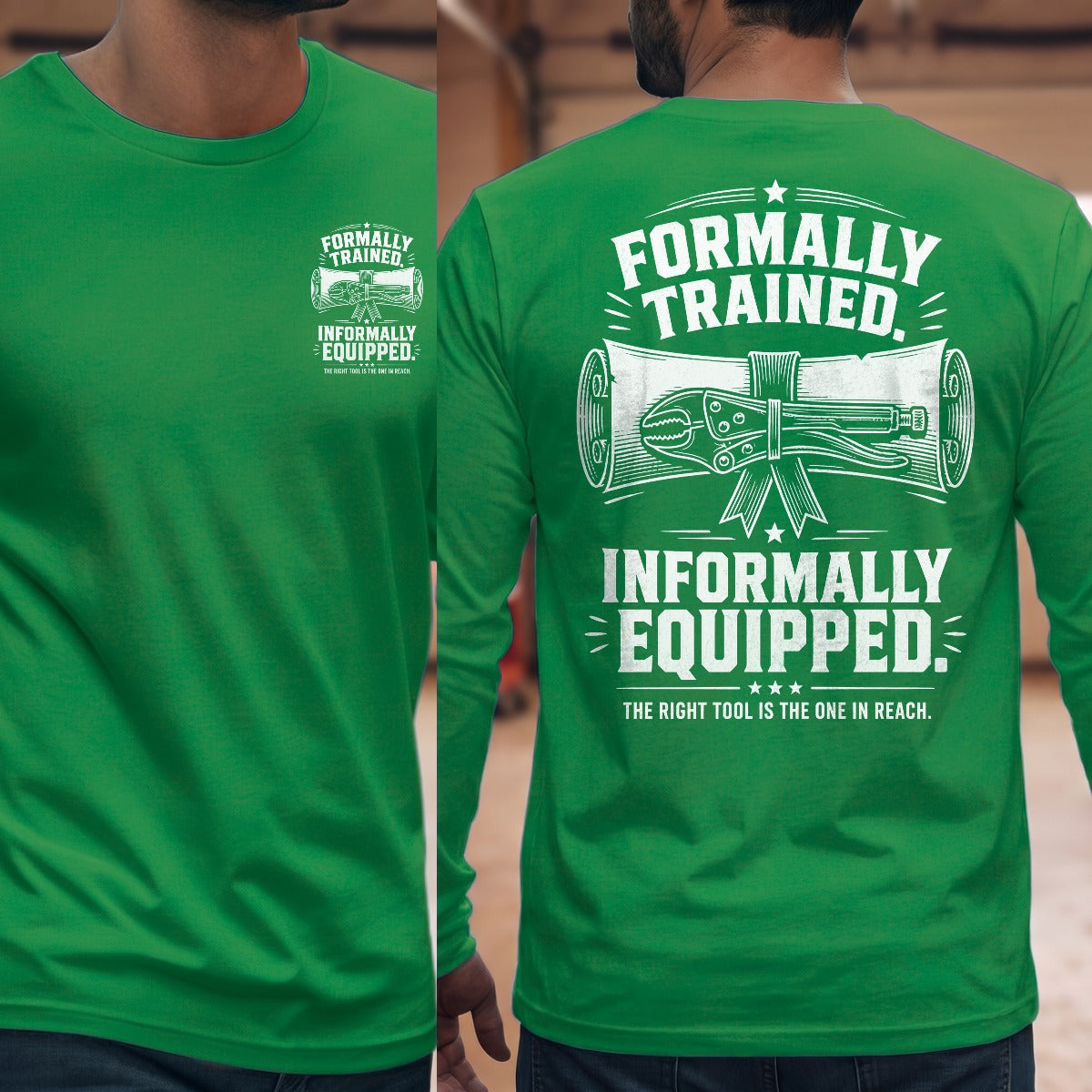 Irish Green | Front & Back