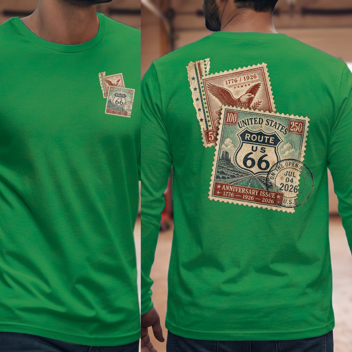 Irish Green | Front & Back