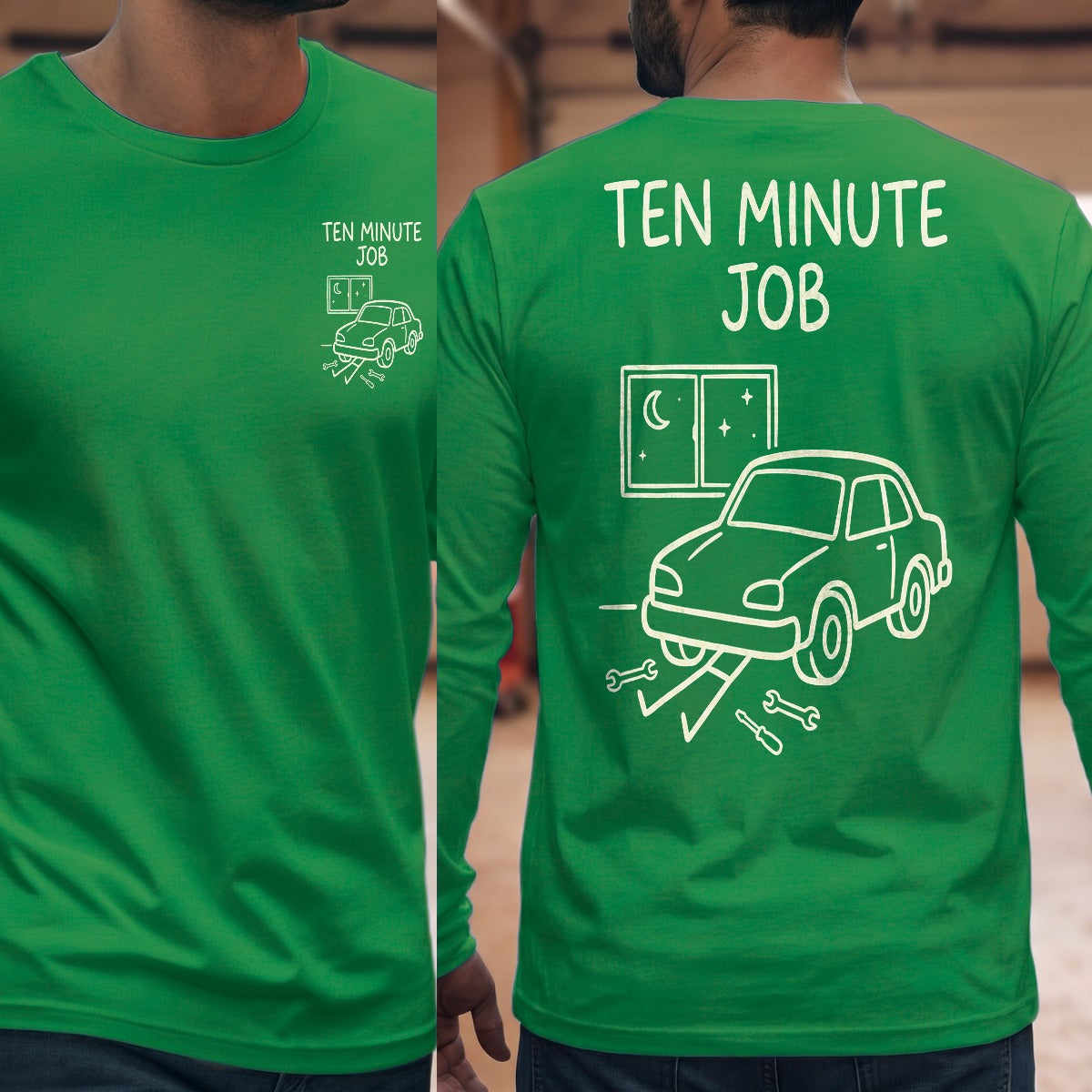 Irish Green | Front & Back