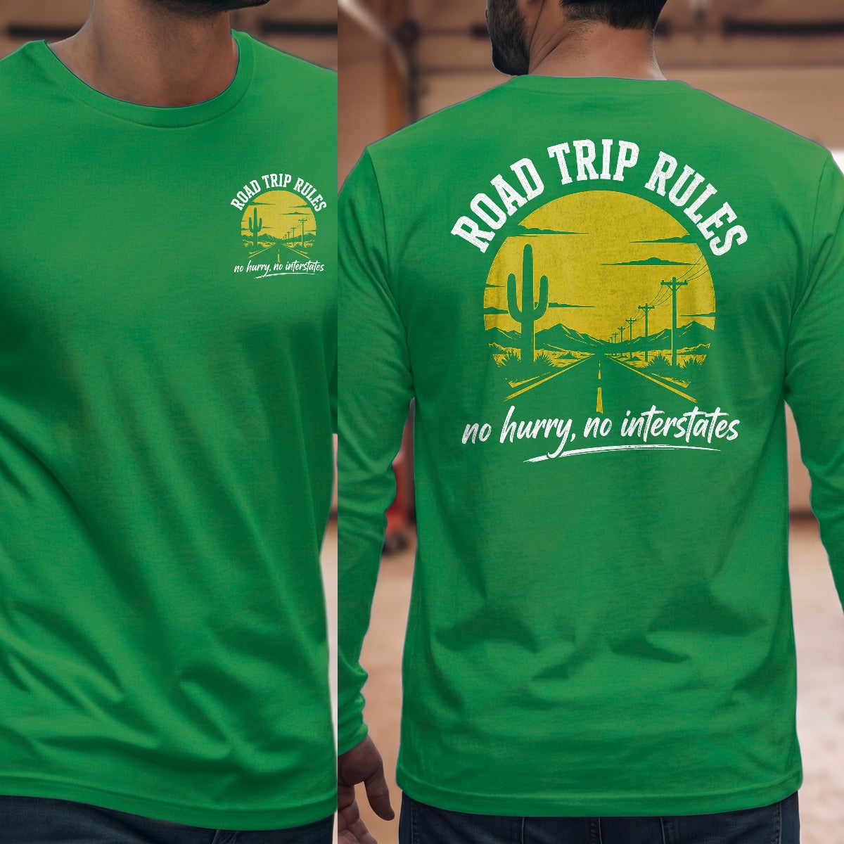 Irish Green | Front & Back