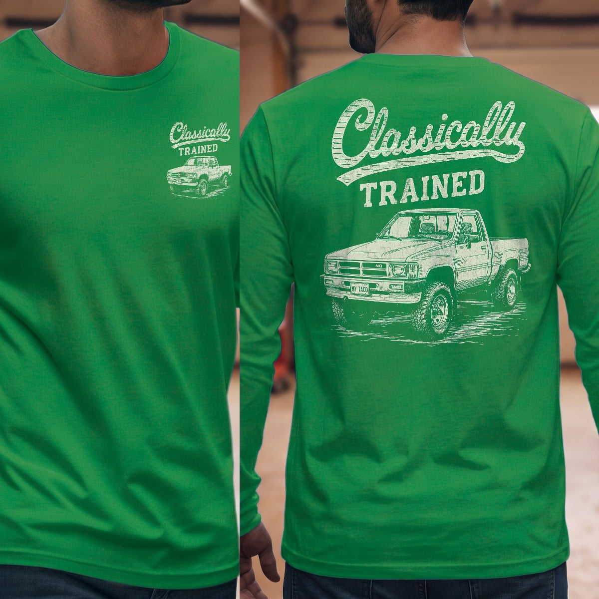 Irish Green | Front & Back