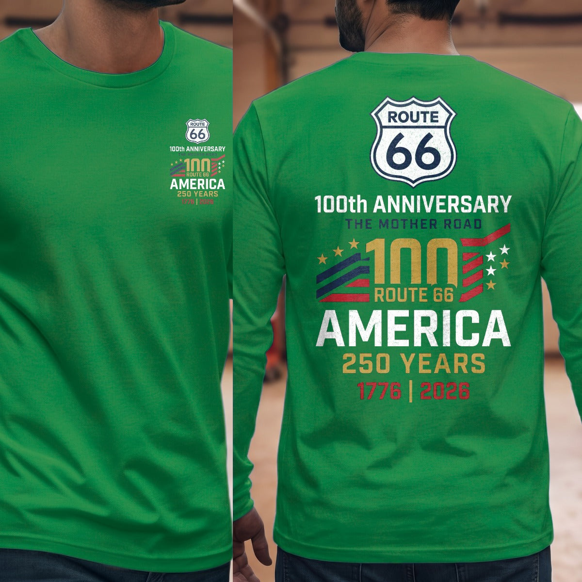 Irish Green | Front & Back