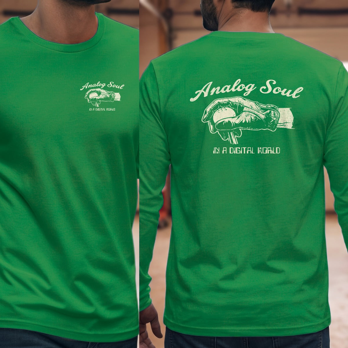 Irish Green | Left Chest + Back