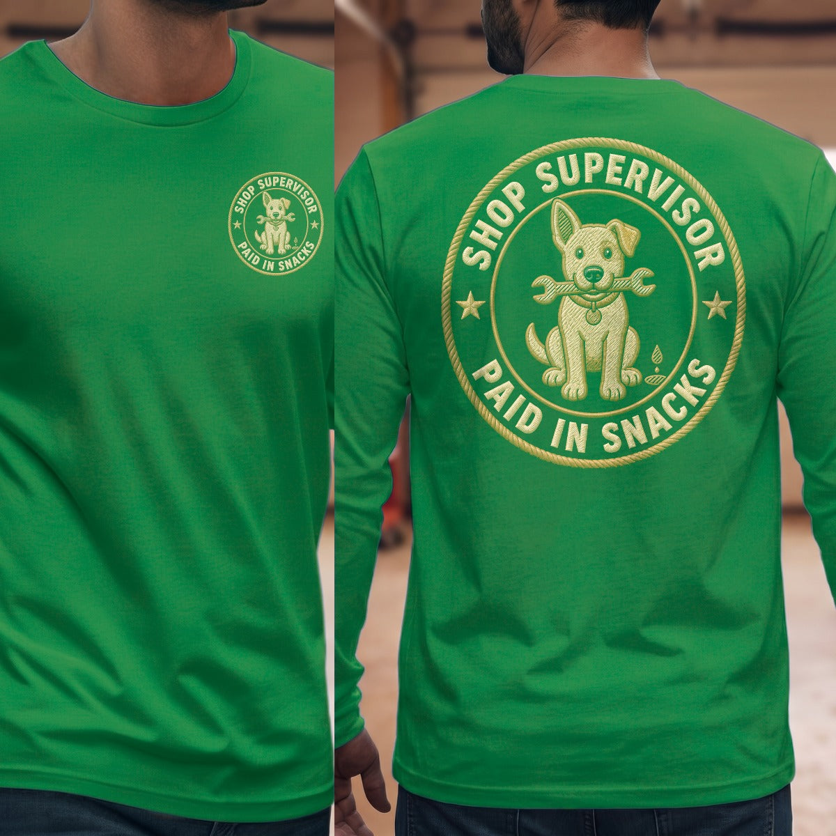 Irish Green | Front & Back