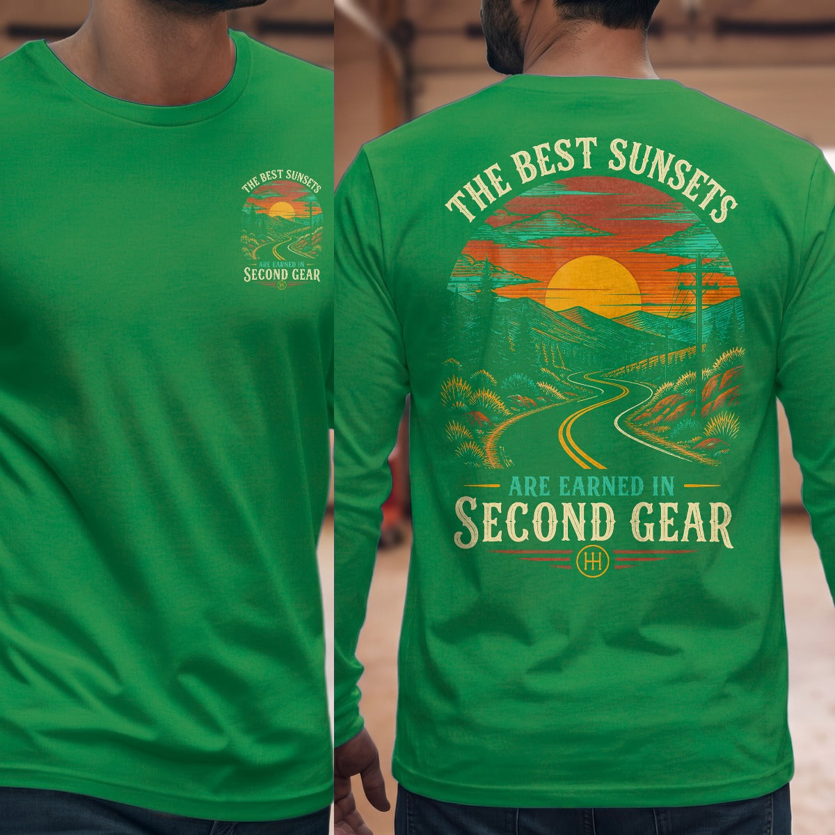 Irish Green | Front & Back