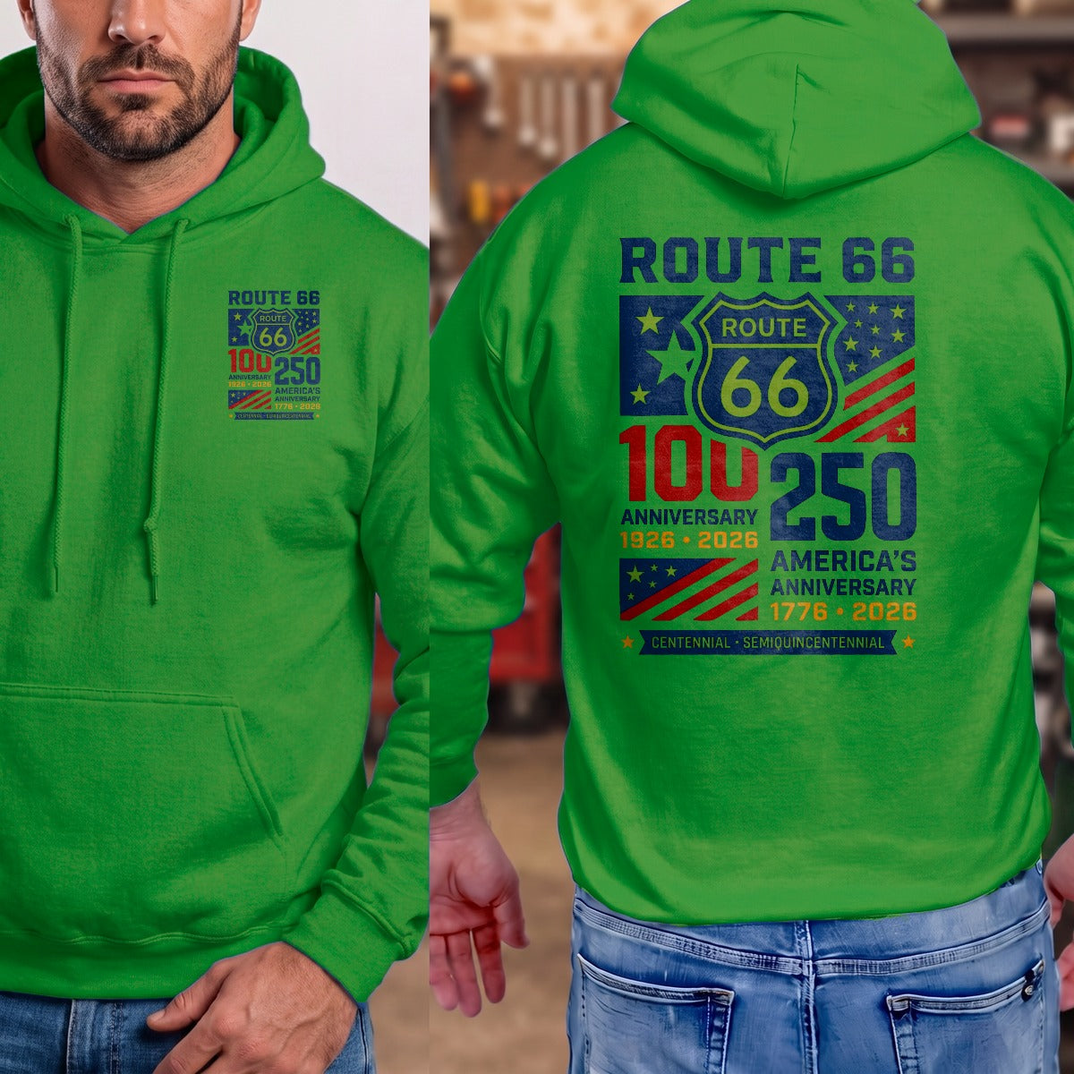 Irish Green | Front & Back