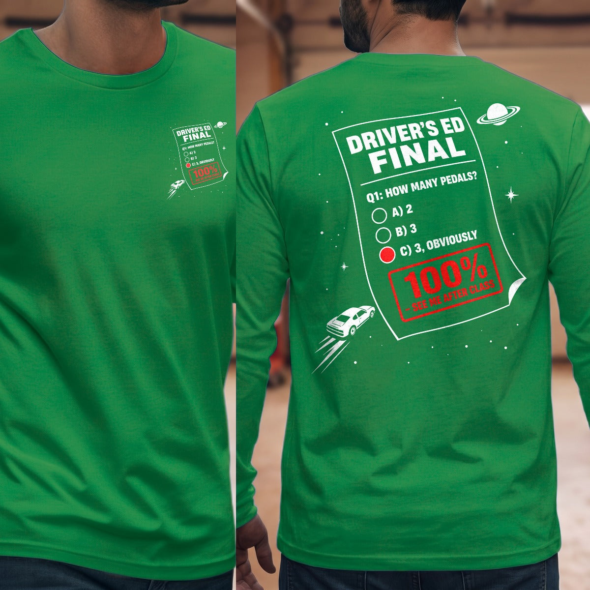 Irish Green | Front & Back