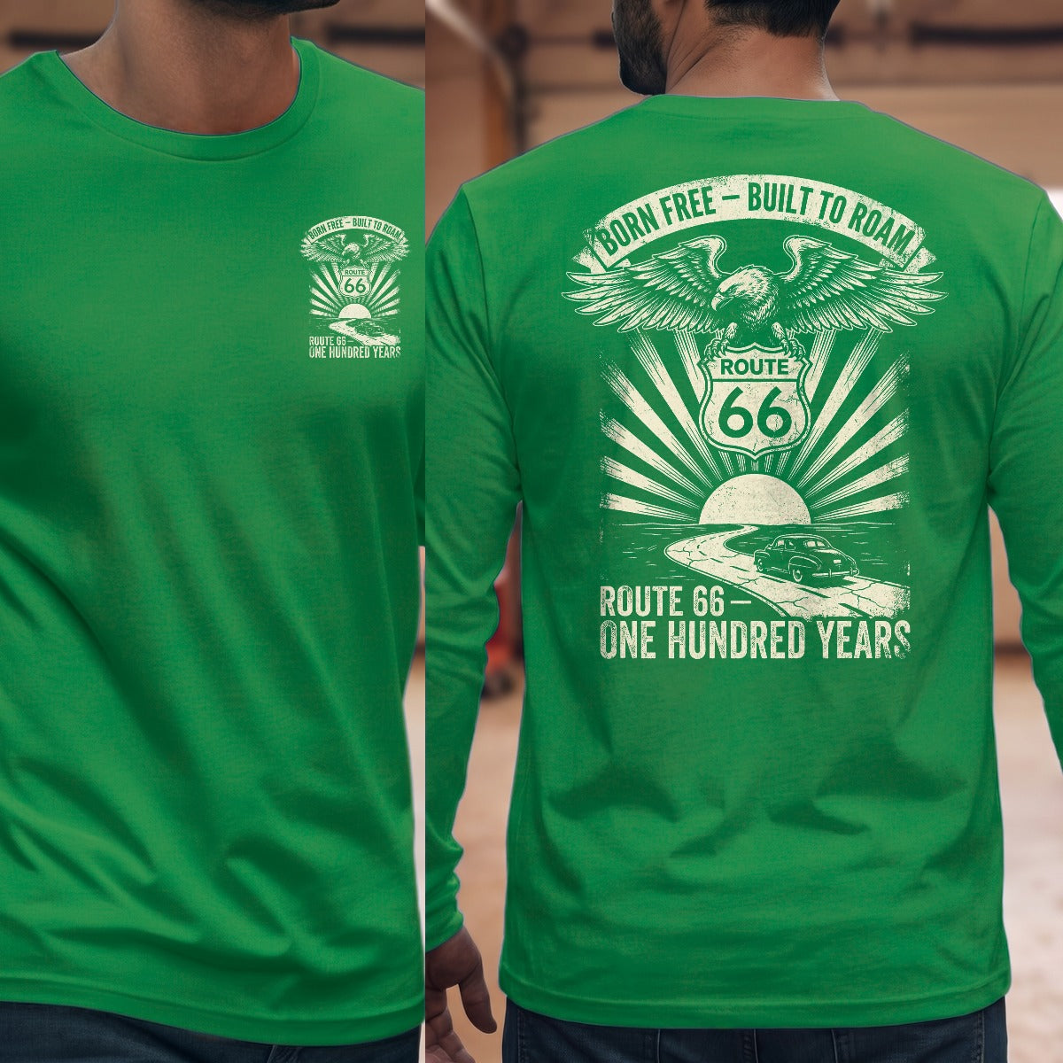 Irish Green | Front & Back